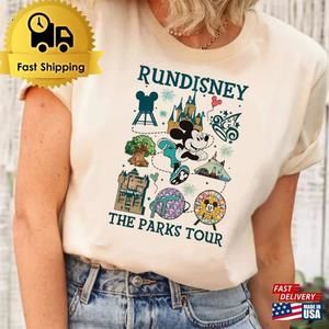Mickey Rundisney Marathon The Parks Tour Shirt Walt Disneyworld
